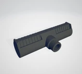 Byr Doğrusal Aerospike Duş Başlığı (1/2"diş) (Sadece Plastik Aparattır!!!) 3D thumbnail 1