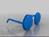 Byr siyah-güneş gözlüğü (Sadece Plastik Aparattır!!!) 3D - 3