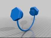 Byr Frankenstein'ın canavar cıvata kolyesi (Sadece Plastik Aparattır!!!) 3D thumbnail 3