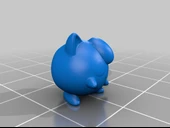 Jiggliypuff Pokemon EDLI3D (Plastik Aparattır!!!) - 3