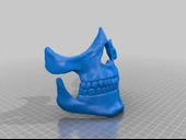 Byr Death Stranding Altın Maske (Sadece Plastik Aparattır!!!) 3D thumbnail 1