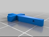 Byr Kolye, bilezik, küpe veya diğer moda/dekorasyon ihtiyaçları için baş aşağı gotik haç kolye (Plastik Aparattır!!!) 3D thumbnail 2