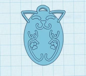 Byr Yavru kedi anahtar zinciri kolye şey (Sadece Plastik Aparattır!!!) 3D thumbnail 2