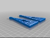 Byr Çatı Üçgen Delik Küpe (Sadece Plastik Aparattır!!!) 3D - 3