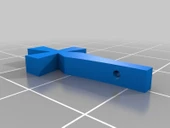 Byr Kolye, bilezik, küpe veya diğer moda/dekorasyon ihtiyaçları için baş aşağı gotik haç kolye (Plastik Aparattır!!!) 3D thumbnail 1