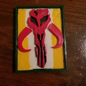 Byr Mandalor Plaketi (Sadece Plastik Aparattır!!!) 3D - 4