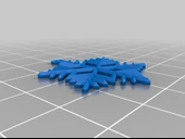 Byr Kar Tanesi Küpe 2 (Plastik Aparattır!!!) 3D - 3