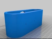 Byr Diş fırçası ve diş macunu tutucusu - duvara montaj (Sadece Plastik Aparattır!!!) 3D - 2