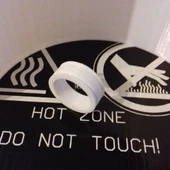 Byr Yüzük Oyulmuş Çizgiler - Boyut 7 (Plastik Aparattır!!!) 3D thumbnail 3