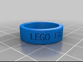 "Lego Ergo Sum" Yüzük, Boyut 11 (Plastik Aparattır!!!) - 4