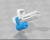 Lego Minigun + Davul Cephanesi (Plastik Aparattır!!!) - 1