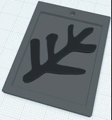 Byr Yaşlı Burcu Kolye (Sadece Plastik Aparattır!!!) 3D thumbnail 2