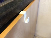 Byr Dolap Kapısı için Havlu Tutucu (Sadece Plastik Aparattır!!!) 3D - 1