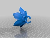 Byr Çiçekli yüzük (Sadece Plastik Aparattır!!!) 3D thumbnail 4