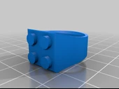 Byr Y Beden (Avustralya) Lego Tarzı Yüzük (Plastik Aparattır!!!) 3D thumbnail 3