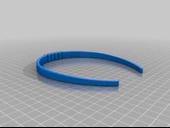 Byr Esnekliğe yardımcı olan dalgalı basit Saç Bandı (PLA çalışır, çocuklara ve yetişkinlere uyar) (Sadece Plastik Aparattır!!!) 3D - 3