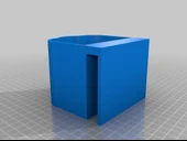 Byr Mutfak Dolabı Kapısı Asma Çöp Çöp Kutusu (Sadece Plastik Aparattır!!!) 3D - 3