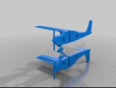 Byr Uçuş Okulu için Uçak Modeli (Sadece Plastik Aparattır!!!) 3D - 3