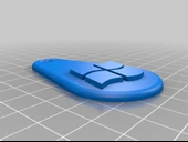 Byr Windows Logo Anahtarı FOB (Sadece Plastik Aparattır!!!) 3D thumbnail 3