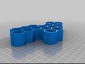 Byr Bal Peteği Anahtarlık ver2 (Sadece Plastik Aparattır!!!) 3D - 3