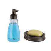 SIA ZBOSP-C160 SIVI SABUNLUK VE SABUNLUK 2 Lİ BANYO SETİ ABS BRONZ MODEL thumbnail 2