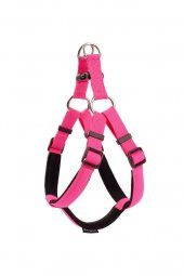 Actirex Neon Yumuşak Doku Ayarlanır Köpek Göğüs Tasması Pink XS 3-5 Kg Olan Köpek - 1
