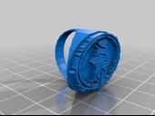 Byr Doctor who logolu yüzük (Plastik Aparattır!!!) 3D thumbnail 2