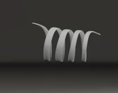 Byr Bilezik Fibonacci (Sadece Plastik Aparattır!!!) 3D thumbnail 1