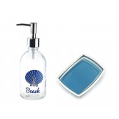 SIVI SABUNLUK VE SABUNLUK 2 Lİ BANYO SETİ PLAJ YAZILI - 3