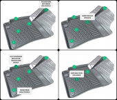 ToyotaCamry 2023 Model 4D Havuzlu Paspas thumbnail 3
