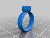 Byr Çiçek Yüzük (Plastik Aparattır!!!) 3D thumbnail 2