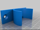 Byr Dyson Vakum Süpürge Tüpü için Duvar Braketi - Dyson elektrikli süpürge tüpü için duvar montajı. (Sadece Plastik Aparattır!!!) 3D thumbnail 2