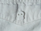 Byr Kafatası Gömlek Düğmesi (Plastik Aparattır!!!) 3D - 2