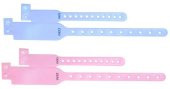 ANNE BEBEK BİLEKLİK - HASTA -HASTANE BİLEKLİK -1 KUTU 100 ADET PEMBE - 1