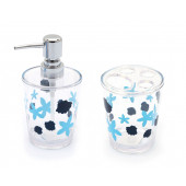 ZBOSP-C179 SIVI SABUNLUK VE DİŞ FIRÇALIK 2 Lİ BANYO SETİ BENEKLİ MODEL - 1