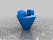 Byr Üniversal Klozet Kapağı Tespit Somunu (Plastik Aparattır!!!) 3D - 2