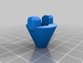 Byr Üniversal Klozet Kapağı Tespit Somunu (Plastik Aparattır!!!) 3D - 1