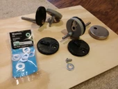 Byr WaterRidge Çift Sifonlu Tuvaletin klozet kapağı adaptörü (Sadece Plastik Aparattır!!!) 3D - 2