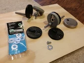 Byr WaterRidge Çift Sifonlu Tuvaletin klozet kapağı adaptörü (Sadece Plastik Aparattır!!!) 3D - 1