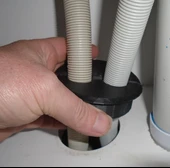 Byr Çamaşır makinesi /Çanak Yıkayıcı tükürme gromet (Sadece Plastik Aparattır!!!) 3D - 2