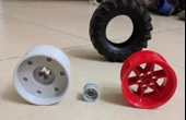 Lego Technic - Özel 3xSize 55982 Tekerlek (Plastik Aparattır!!!) - 4