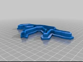 Byr Dans Eden Kız | Blender Çerez Kesici Eklentisi (Sadece Plastik Aparattır!!!) 3D - 2