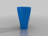 Byr Vazo - Bardak - Kap (basit)(çiçek) (Sadece Plastik Aparattır!!!) 3D - 1