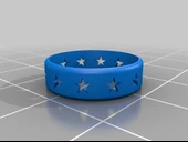 Byr Yıldız Yüzük (Plastik Aparattır!!!) 3D thumbnail 2