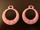 Byr Yüzük Çiçek Küpe (Sadece Plastik Aparattır!!!) 3D thumbnail 2