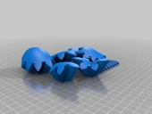 Byr Kranklama için Modifiye Emmetts Dişli Kalp 2-3 (Sadece Plastik Aparattır!!!) 3D - 1