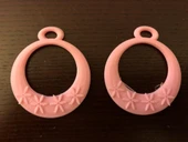 Byr Yüzük Çiçek Küpe (Sadece Plastik Aparattır!!!) 3D thumbnail 1