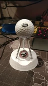 Byr Dekoratif koleksiyonluk Golf Topu ve Top İşaretleyici Tutacağı (Sadece Plastik Aparattır!!!) 3D - 2