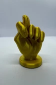 Nah İşareti Dekoratif El Heykeli | Masaüstü 3D Biblo | Modern Ofis ve Ev Süs Eşyası - 8