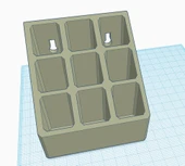 Byr Duvara Montaj Seçenekli Ruj Standı (Sadece Plastik Aparattır!!!) 3D - 2